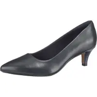 Clarks Linvale Jerica, pumps, blauw (marineblauw leer), maat 41.5 EU (7.5 UK)