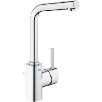 GROHE Concetto L wastafelkraan - Lood- en nikkelvrij water - Hoge uitloop - met klikwaste - chroom - 23851003