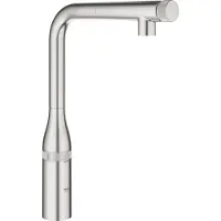 GROHE Essence SmartControl Keukenkraan - uittrekbare sproeikop - draaibaar - RVS - 31615DC0