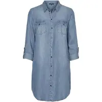 Vero Moda Blousejurk 'VMSilla' blauw denim