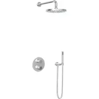 Hotbath Get Together IBS1A inbouw regendouche met 25cm hoofddouche chroom