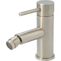 Hotbath Bidetmengkraan Buddy 1-hendel 15 cm Geborsteld Nikkel