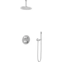 Hotbath Get Together IBS1A inbouw regendouche met 15cm plafondarm en 30cm hoofddouche chroom