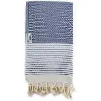 The One Towelling Hamamdoek Exclusive 90x170 cm Winter Blue