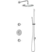 Hotbath Get Together IBS1CR inbouwdouche met 30cm hoofddouche glijstang chroom