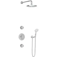 Hotbath Get Together IBS1CR inbouwdouche met 3s handdouche chroom
