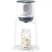 Beaba Bib'Expresso Flessenbereider - Snelle Babyfles Bereiding - 30s Opwarmtijd - Instelbare Temperatuur - Flessenwarmer - Bain-Marie Functie - Wit