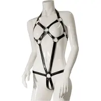 Guilty Pleasure GP bodysuit met O-ringen