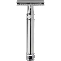 Edwin Jagger Scheermes Razors Double Edge Safety Chrome Plated Ref.DE89BL 1Stuks | Voor Mannen