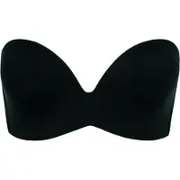 Wonderbra Perfect strapless Dames Beha - ZWART - Maat C75