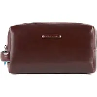 Piquadro Blue Square Toilettas Leder 25 cm rood
