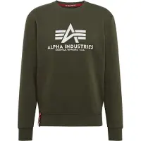 Alpha industries Sweatshirt olijfgroen / rood / wit