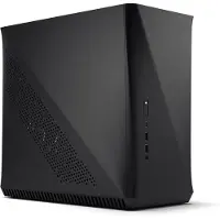 Fractal Design Era ITX, Midi-tower, PC-behuizing, Donkergrijs, ITX, Aluminium, Staal, Gehard glas, 12 cm