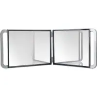 Comair Kabinett-Spiegel Multi-Grip schwarz/silber 21 x 29 cm