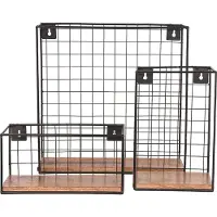 Label51 - Wandplanken Firm - Bruin - 15x30x15cm