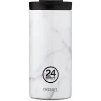 24Bottles Thermoskan 'Travel 600 ml' grijs / zwart