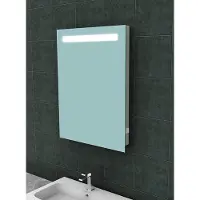 Wiesbaden Tigris Spiegel Met Led Verlichting + Stopcontact 600x800 - Glas - Rechthoekig - Spiegels, Badkamerspiegels - 8719956086724