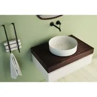 SSI Design Solid Float waskom 40x12cm mat wit
