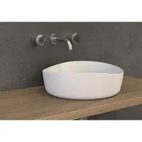 SSI Design Solid Harmony waskom 40x13cm mat wit