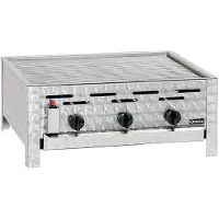 Bartscher RVS Gas-combi-tafelbraadgrill 27(h) x 65(b) x 57(d) cm