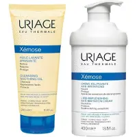 Uriage Xemose Crème voor de herstellende lipiden + Reinigingsolie 600 ml
