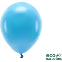 Party Deco Partydeco - 100 Eco Ballonnen pastel turqouise - 30 cm