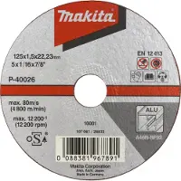 Makita Doorslijpschijf 230X1,9X22,23mm Aluminium - B-45369