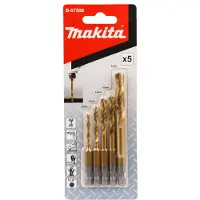 Makita B-57308 Metaalborenset HSS-TiN 5-delig