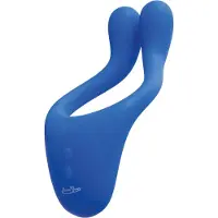 Erotic Treasure Beau Ments - Doppio Partner Vibrator - Blauw