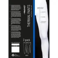 Avento Thermolegging Men Wit (2-pack)-XL
