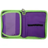 PIXIE CREW etui met siliconen zijkant en pixels 19 cm roze/paars