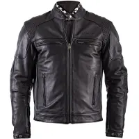 Helstons Trust motorjas, leer, zwart, maat M
