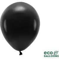 Party Deco Ballonnen Pastel Zwart Premium Organic 30cm (100st)