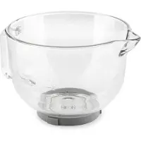 Klarstein Bella Glass Bowl glazen mengkom voor de Bella 2G keukenmachine