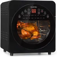 Klarstein AeroVital easy touch heteluchtfriteuse 1700W 14L 16 programma's zwart