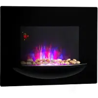 Klarstein Feuerschale elektrische wandhaard 1800W vlammenillusie decoratieve stenen