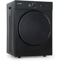 Klarstein Jet Set wasdroger condensdroger 1020W EEK C 3 kg 50cm zwart