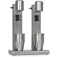 Klarstein Kraftpaket II Pro dubbele milkshake mixer proteïneshake 160W rvs
