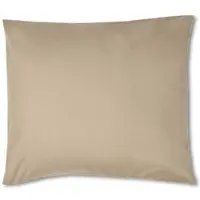 Kayori Kussensloop Shizu Taupe (Percal) (set van 2)-60 x 70 cm