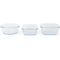 Pebbly Vershoudbakje Plastic 800/650/800 ml (3-Delig)