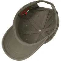 Stetson Rector Baseballcap By Stetson olijfgroen | Maat: One Size