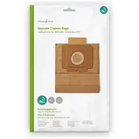 Nedis Stofzuigerzak | 10 Stuks | Papier | voor AEG / Electrolux | Bruin | 1 stuks - DUBG110AEG10