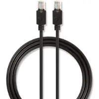 Nedis CAT5e Netwerkkabel | U/UTP | RJ45 Male | RJ45 Male | 10.0 m | Rond | LSZH | Antraciet | Window Box