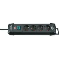 Brennenstuhl Premium-Line 4-V zwart