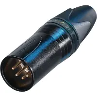 Neutrik NC5MXX-B XLR-connector Stekker, recht Aantal polen: 5 Zwart 1 stuk(s)