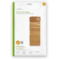 Nedis Stofzuigerzak | 10 Stuks | Papier | voor Vorwerk Kobold VK 118 | Bruin | 1 stuks - DUBG112VOR10 DUBG112VOR10