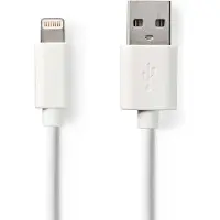 Nedis Lightning naar USB A kabel -
