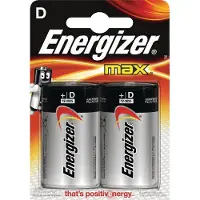 Energizer Max Lr20 D Bl2 Batterij