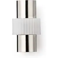 Nedis Satelliet- en antenneadapter | IEC (Coax) Hona | IEC (Coax) Hona | Nikkel Platerad | 75 Ohm | Rak | Metaal / Kunststof | Vít | 1 st. | Slot