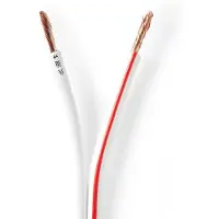 Nedis Speaker-Kabel | 2x 2.50 mm² | CCA | 100 m | Wit | 1 stuks - CAGW2500WT1000 CAGW2500WT1000